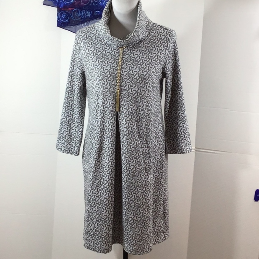 Tyler Boe Kim cowl neck shift dress
